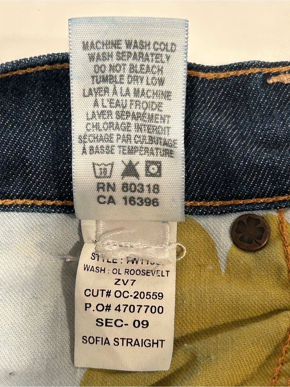 Lucky Brand Women's Sofia Straight Denim Jeans Medium Wash Mid Rise Sz 10 - Picture 11 of 11